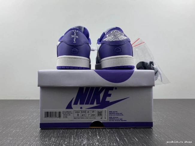 Rep CUSTOM OFF-WHITE AIR TRAVIS JORDAN SCOTT X 1 DM7890-386 X 0708